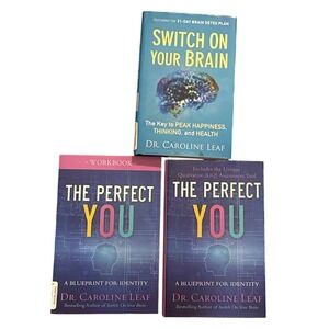 Dr Caroline Leaf Switch On Your Brain The Perfect You Workbook‎ Set + Bundle